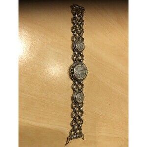 Silver Shimmery Bracelet Magnetic Closure